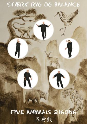 Five Animals Qigong - Stærk Ryg Og Balance