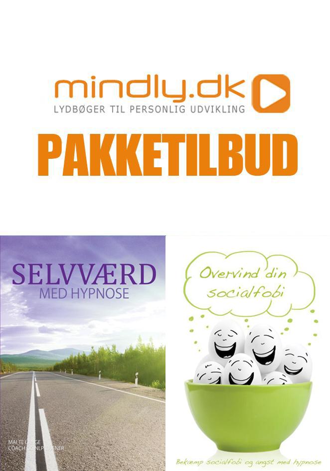 Se Selvværd med hypnose + Overvind din socialfobi (Pakketilbud) hos Mindly.dk