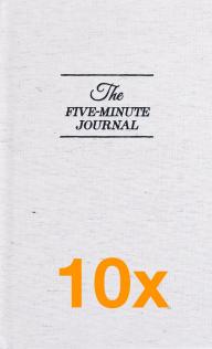 10 x The Five Minute Journal (Pakketilbud)